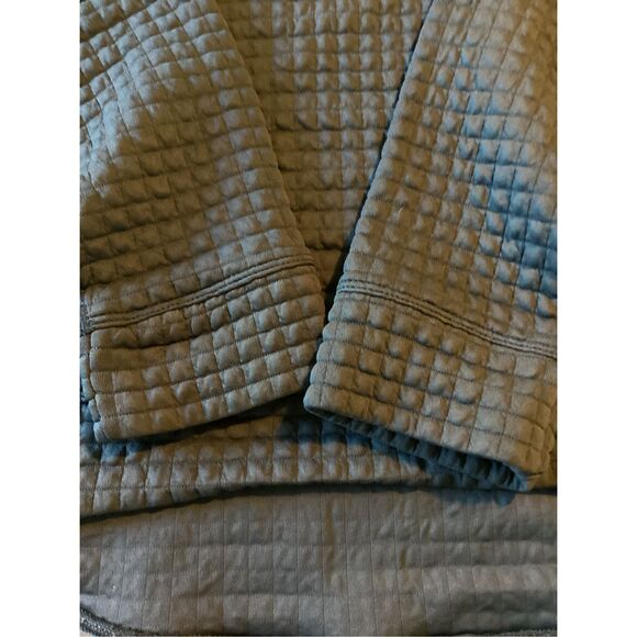 NOBULL Quilted Crew Pullover Sz XL Green Sweatshirt Athleisure - Picture 4 of 6